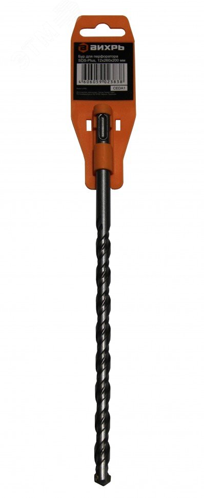 Бур по бетону 12х260х200 SDS-Plus