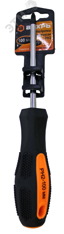 Отвертка крестовая PH2 100 мм