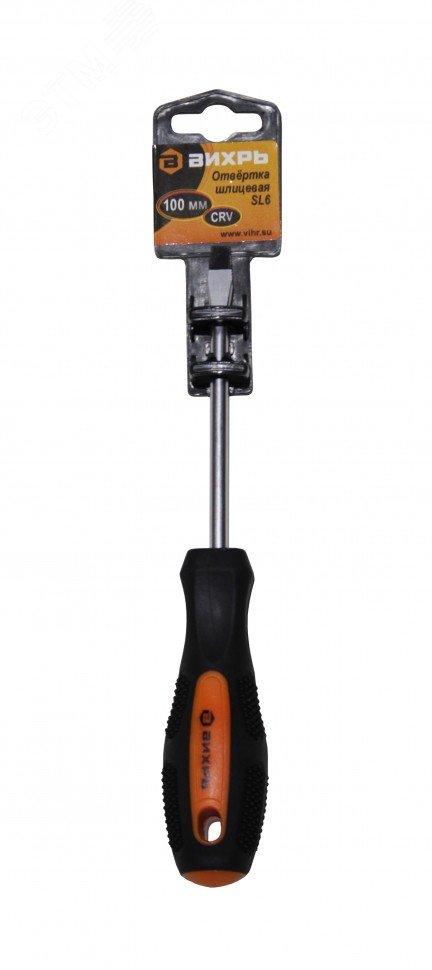 Отвертка шлицевая SL6 100 мм