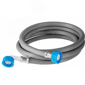 Шланг заливной 2 м для стиральной машины гайка-гайка угловой