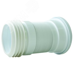 Труба для унитаза гофрированная армированная L 200-350 мм D110 мм