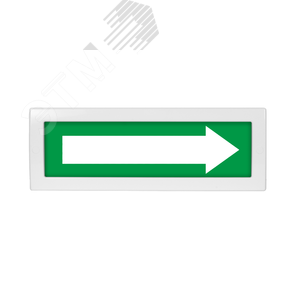 Оповещатель световой зеленый фон