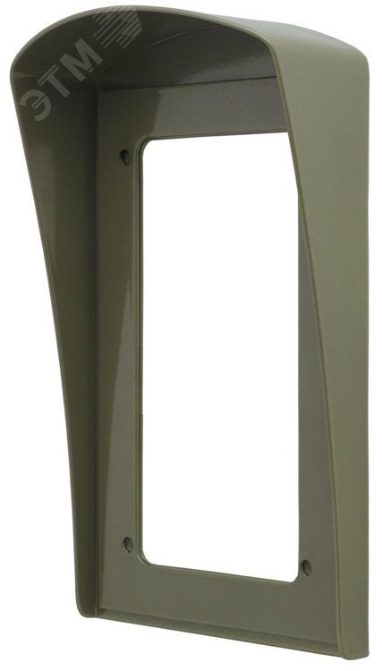 Комплект монтажный для блоков вызова БВД-424FCB-1 (козырек - 1шт, пластина - 1шт, комплект принадлежностей - 1шт).