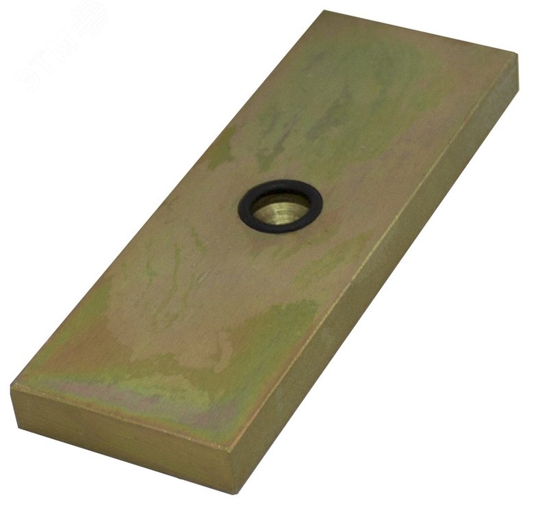 Пластина - 1 шт., втулка резьбовая - 1 шт., шайба -2 шт., шайба резиновая -1 шт., винт - 1 шт.