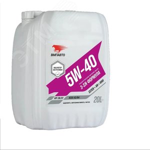 Масло моторное ВМПАВТО 3-SN 5w40 синт. (A3/B4, SN/CF), канистра 20л.
