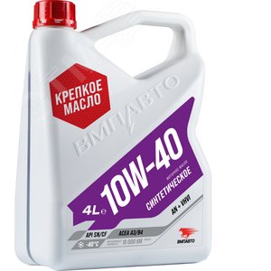 Масло моторное ВМПАВТО 3-SN 10w40 синт. (A3/B4, SN/CF), канистра 4л.