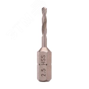 Сверло по металлу Hex-1/4'' 2,5x36/14мм h8 3xD HSS-G 118 градусов