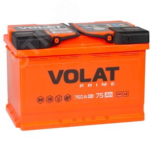 Аккумулятор автомобильный VOLAT Prime 75Ah L+