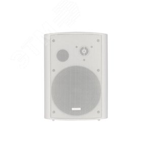 Настенный 2-х полосный громкоговоритель, мощность 40 Вт/100 В, 70-20 000 Гц, режим подключения 40 Вт-20 Вт-10 Вт-5 Вт - 8 Ом, белый