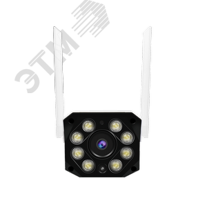 Видеокамера IP 2 Мп уличная цилиндрическая 6 LED ламп с дальностью до 20 метров