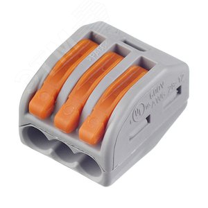 Клемма 3x0.08-2.5мм