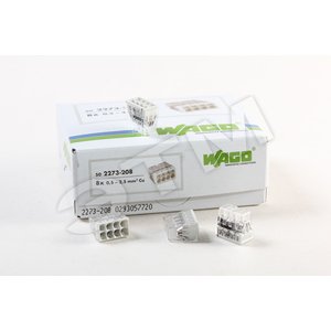 Клемма 8x2.5мм серая/прозрачная (50шт)