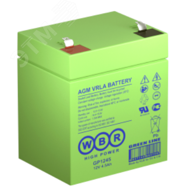 Аккумулятор GP 12В 4,5Ач