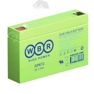 Аккумулятор GP 6В 7,2Ач