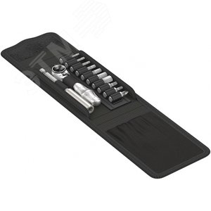 Набор Bicycle Set 1 бит с трещоткой 8001 A Zyklop Mini 12 предметов комплектация: 1x 8001 A Bit Ratchet 1/4 x 87 мм 1x 899/4/1 Универсальный держатель