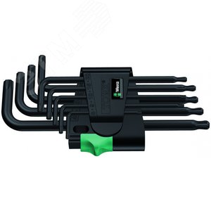 Набор Г-образных ключей 967/9 TX 1 PKL TORX BlackLaser с шаром TX 8 - TX 40 9 предметов