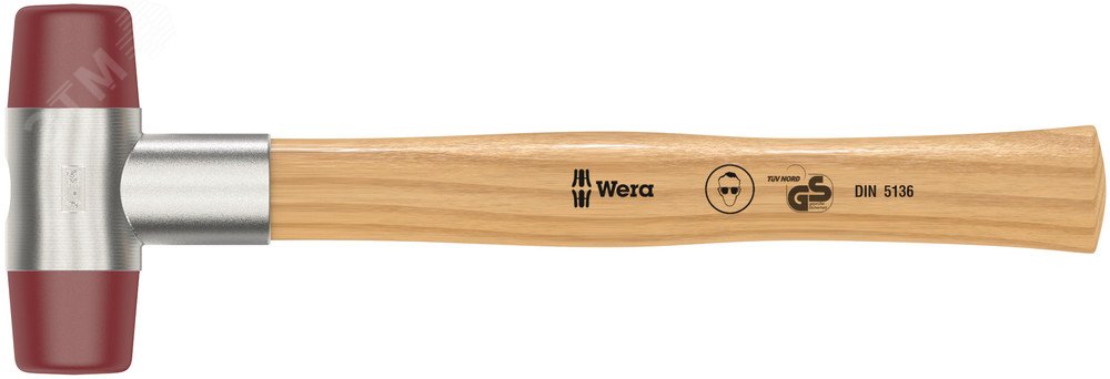 Киянка со сменными бойками из полиуретана #2 диаметр головы 28 мм длина головы 87 мм длина 265 мм боек средней твердости