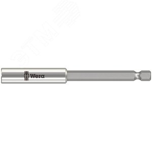 Битодержатель универсальный 899/4/1 S 100 с втулкой из нержавеющей стали стопорным кольцом и магнитом хвостовик шестигранный 1/4 E 6.3 для бит 1/4 С 6