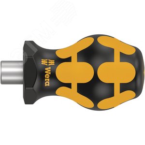 Короткая рукоятка-битодержатель 811/1 ESD Stubby с магнитом 1/4 x 10 мм для бит с шестигранным хвостовиком 1/4 C 6.3