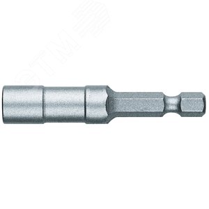 Битодержатель 890/4/1 с пружинным стопорным кольцом хвостовик 1/4 E 6.3 для бит 1/4 С 6.3 57 мм