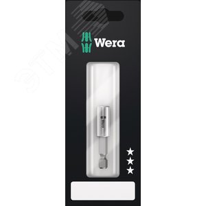 Битодержатель универсальный 899/4/1 S 50 с втулкой из нержавеющей стали стопорным кольцом и магнитом хвостовик шестигранный 1/4 E 6.3 для бит 1/4 С 6.