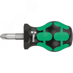 Отвертка короткая 355 PZ Stubby PZ 3 x 25 мм