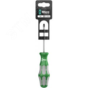 Отвертка для винтов 368 Robertson SB с внутренним квадратом # 1 x 80 мм с держателем-еврослот