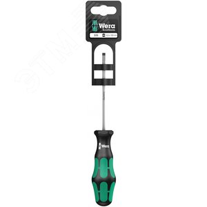 Отвертка шлицевая 335 SB SL 0.8 x 4 x 100 мм с держателем-еврослот