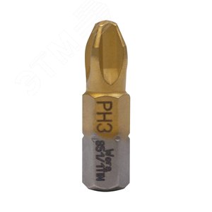 Бита PH3 х25мм (Титановая) Standard 851/1 ТiN