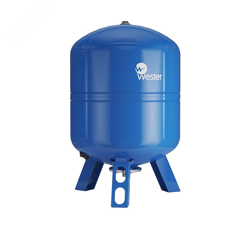 Бак расширительный Premium WAV100 100л, 10 бар, мембранный нерж. контрфланец, для водоснабжения