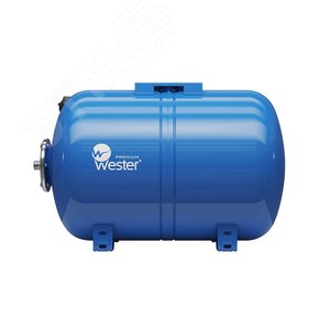 Бак расширительный Premium WAO80 80л, 10 бар, горизонт., нерж. Контрфланец