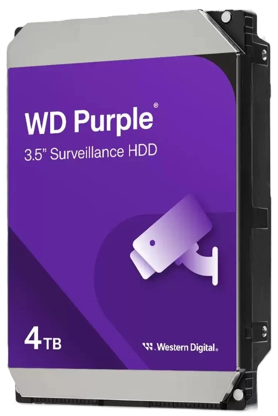 Жесткий диск 3.5'' 4 ТБ Purple, SATAIII, 5400 об/мин, 128 МБ
