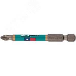 Биты 10 шт WP, сталь S2, с насечкой, Профи PZ 2