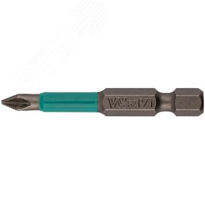 Биты 10 шт, сталь S2, с насечкой, Профи PZ 1