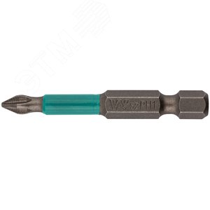 Биты 10 шт, сталь S2, с насечкой, ''Профи'' РН 1 х 50 мм