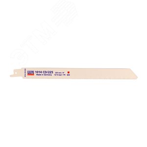 Полотно сабельное 1014 CD/225 Bi-metall х 5 шт/уп для древесины с остатками металла, стали от 2,5 мм