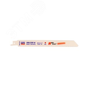 Полотно сабельное 006/200 bi х 5 шт/уп для металла, дерева с остатками металла (быстрый точный рез)