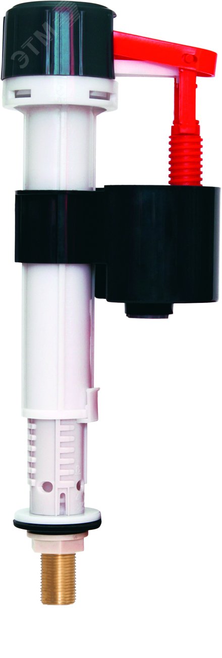 Клапан заливной FB50 нижний, винт латунь 3/8' с переходником 1/2' и чёсаным льном в комплекте