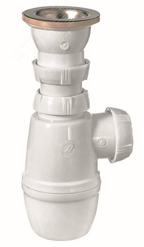 Сифон МИНОР для мойки с выпуском 1'1/2 х 40 мм