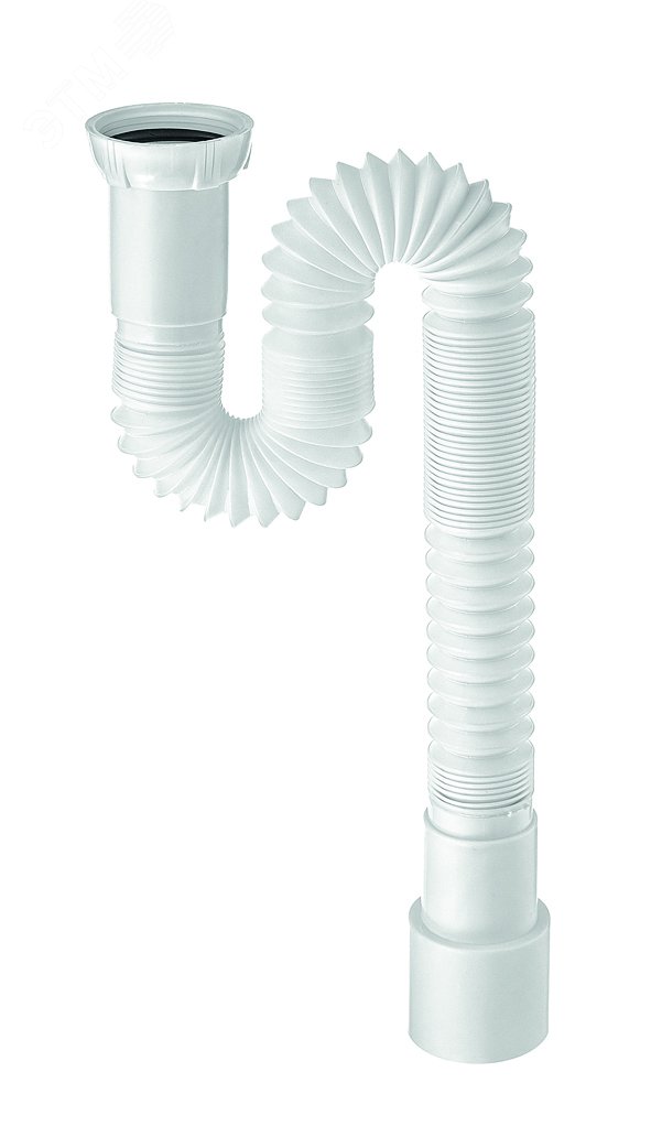 Сифон гофрированный для мойки без выпуска 1'1/2 х 40/50 мм L800 мм