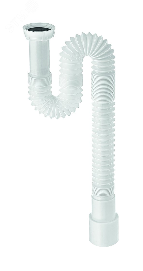 Сифон гофрированный для раковины без выпуска 1'1/4 х 40/50 мм L800 мм