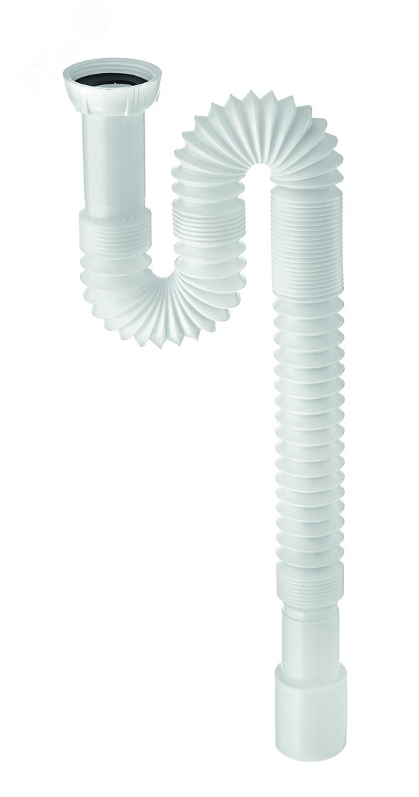 Сифон гофрированный для раковины без выпуска 1'1/4 х 32/40 мм L800 мм