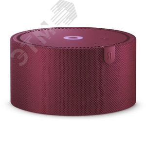 Станция Яндекс Мини Плюс Красная без часов (Умная колонка с голосовым помощником). Подписка 1 мес. Яндекс. Плюс Мульти в подарок.