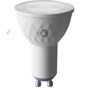 Лампочка умная Яндекс белая ( цоколь GU10, 4,9 Вт,RGB, Алиса, wi-fi)