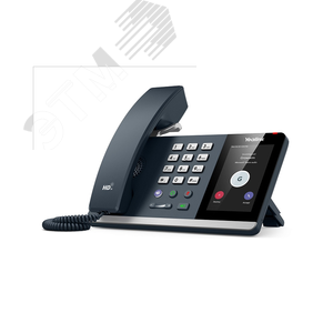 Телефон IP  для Microsoft Teams, поддержка PoE, без блока питания, без видео, LCD-экран 4' с разрешением 800x480