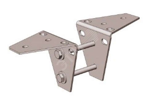 Кронштейн потолочный КП УТ1,5, порошковое покрытие(толщина покрытия 60мкм), S2,0