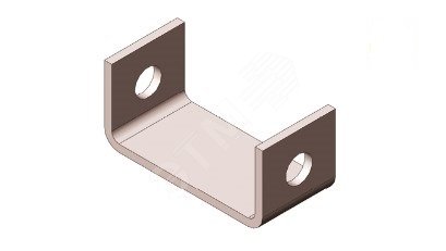 Кронштейн потолочный С-образный КП-С УТ1,5, гальванопокрытие,S3,0