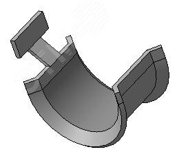 Подвеска закладная К342 УТ1,5 оцинкованный лист