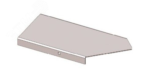 Крышка к угловому лотку КЛУ 250-135 У3 поворот на 135, окрашенная, S1,5