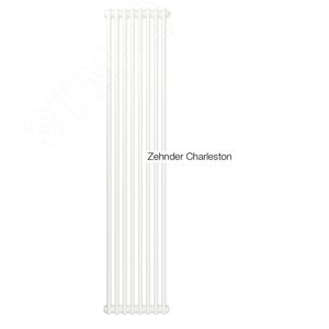 Радиатор трубчатый настенный двухрядный 1792/62/8 боковое подключение с комплектом кронштейнов белый